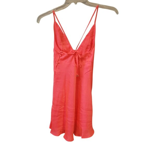 NEW Intimately Free People Pink Party XS Neon Mini Slip Dress Chemise Festival - Picture 5 of 14